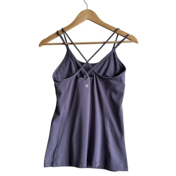 Lululemon Free To Be Tank *Nulu Size 6 Purple Quartz - Picture 5 of 9